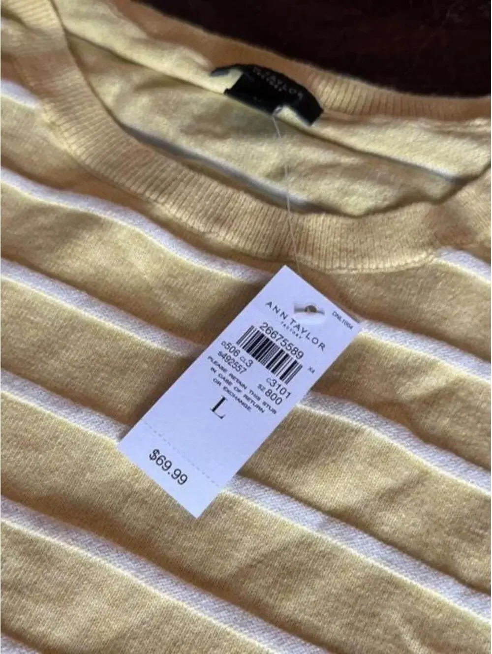 Ann Taylor NWT Tie-Hem Sweater – Size Large